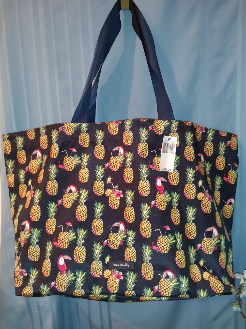 Vera Bradley HUGE LIGHTEN UP XL TOUCAN PARTY FAMILY TOTE BAG NWT